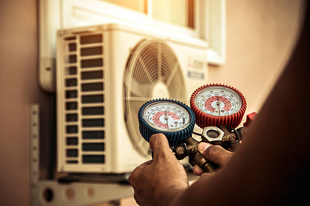 Professional Hvac Maintenance technician working in Woodbury Heights, NJ